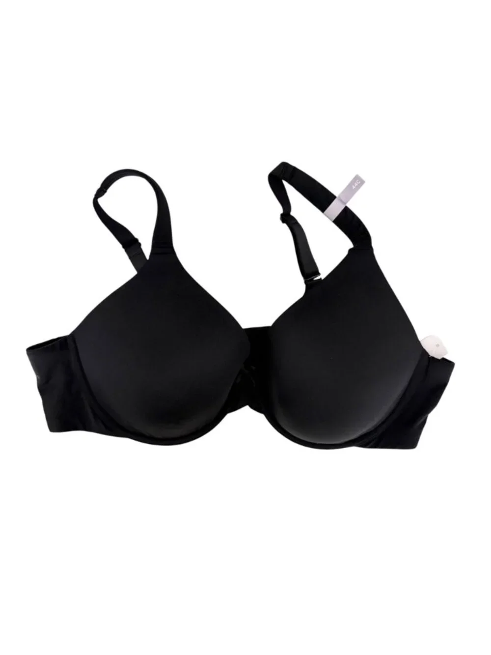 NWT Ambrielle Everyday Full Coverage Black Padded‎ Underwire Bra (44C)